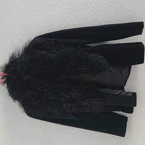 Fur collar jacket